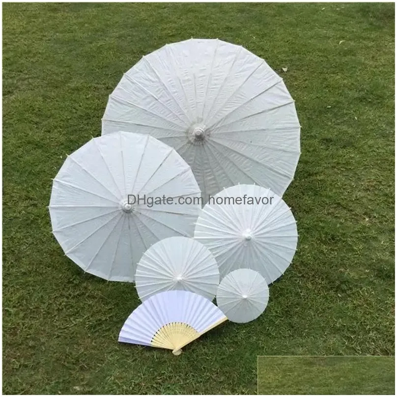 20/30/40/60cm quality chinese japanesepaper parasol paper umbrella for wedding bridesmaids party favors summer sun shade kid