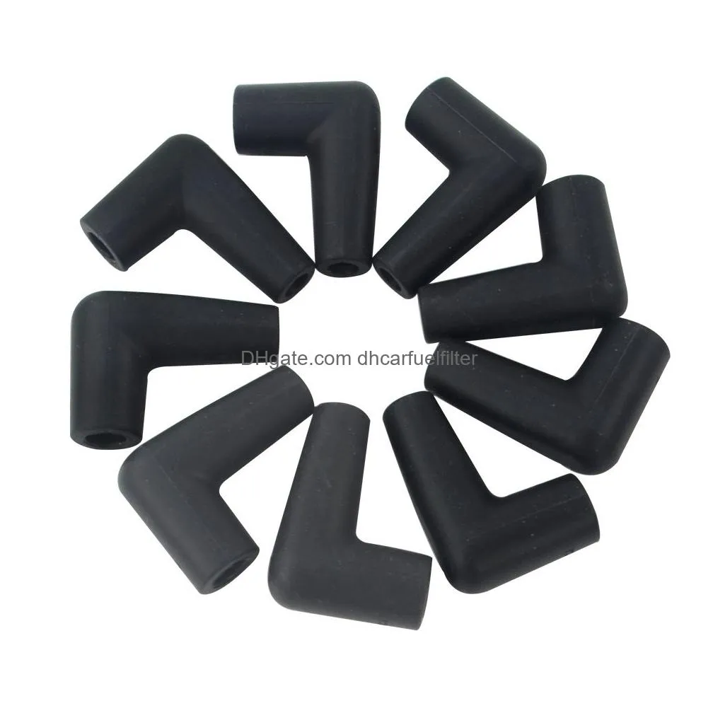 pqy- 9 pcs / set universal  wire male hei style rubber boots terminals ends connector pqy-ssc03