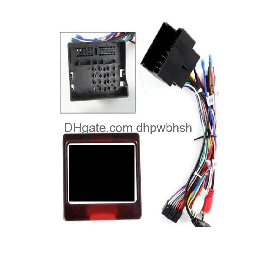 sopo-rte de panel de radio de coche para opel antara/astra h/ 2004-2014 unidad principal multimedia android cable de marco de host y kit canbus 9