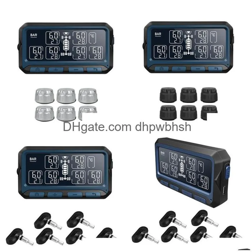 careud 550susb line solar dual power wireless tire pressure monitoring system tpms