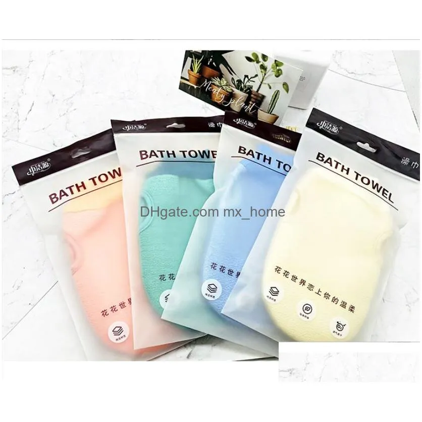 bathing towel mud and ash wiping shower cloth back rubbing gloves household back rubbing shower gloves
