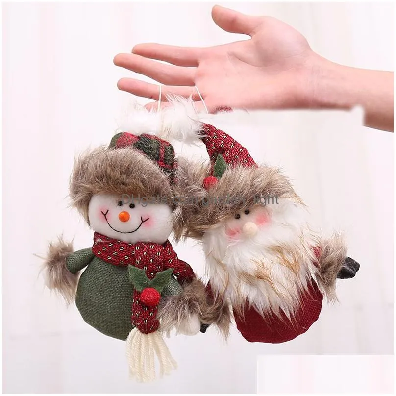 christmas decorations proportion window display scene layout hanging accessories cloth puppets elderly people snowmen foreign