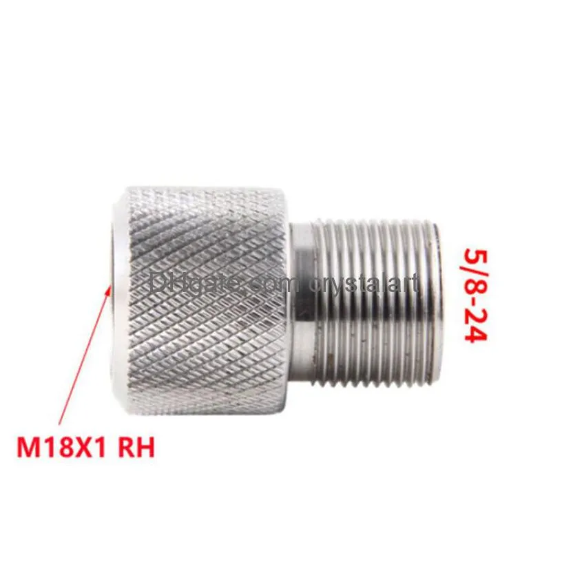 Stainless Steel Thread Adapter 1/2-28 M14X1 M15X1 13.5X1 To 5/8-24