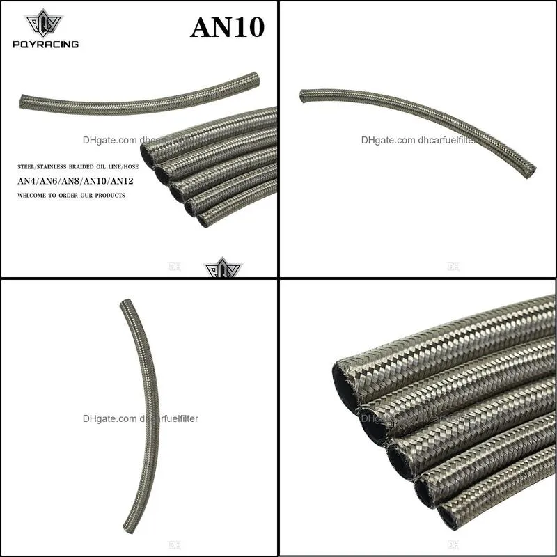 Fittings Pqy - An10 10An An 10 14.2Mm / 9/16 Id Stainless Steel Braided Fuel Oil Line Water Hose One Feet 0. Pqy7114-1 Automobiles Mot Dhlsi