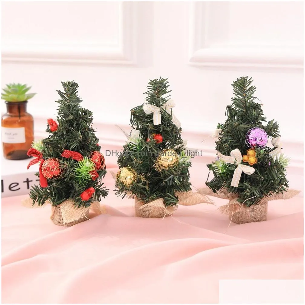 christmas tree 20cm mini christmas decoration tree christmas day mall decoration desktop decoration small tree