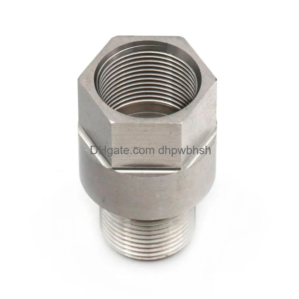 m16x1l female to 5/8-24 male fuel filter adapter stainless steel thread adapter solvent trap threads changer ss screw converter