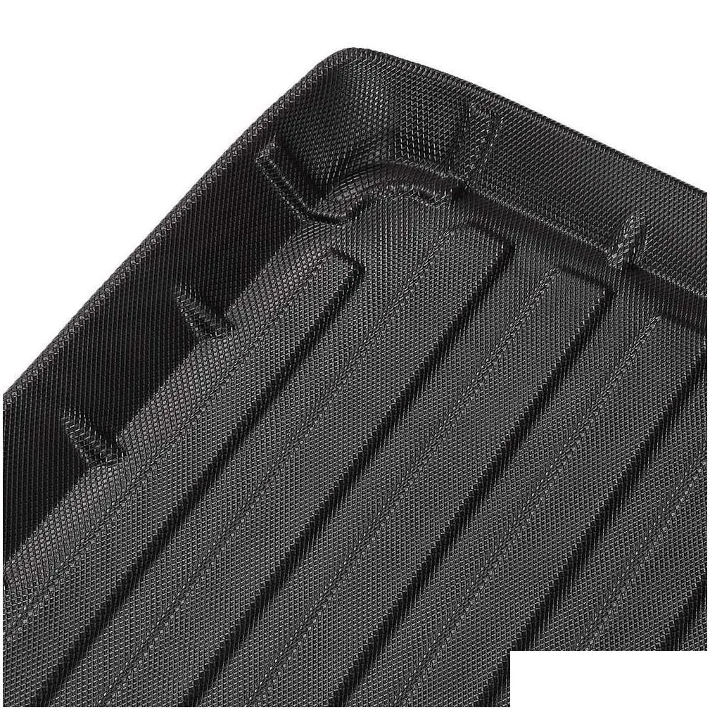 rear boot cargo mat fit for ford mustang 2015-2020 black rubber car trunk liner cover protector