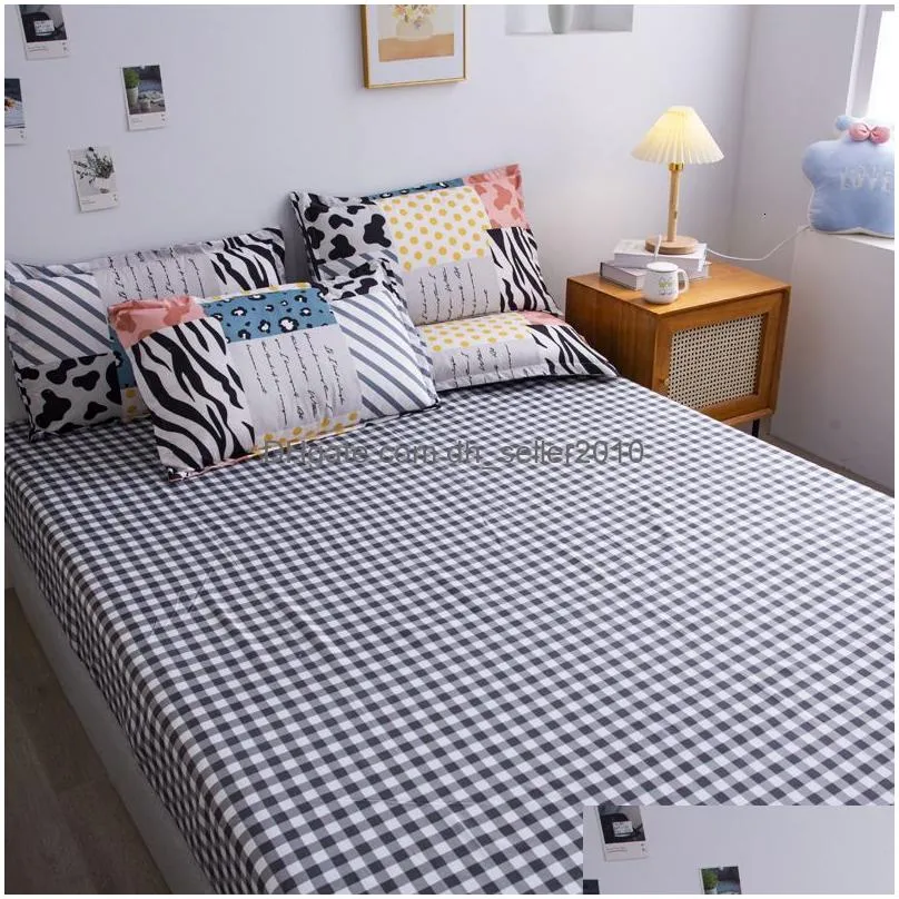 leopard printed cartoon geometric duvet cover comfort king size queen bed sheet 230105
