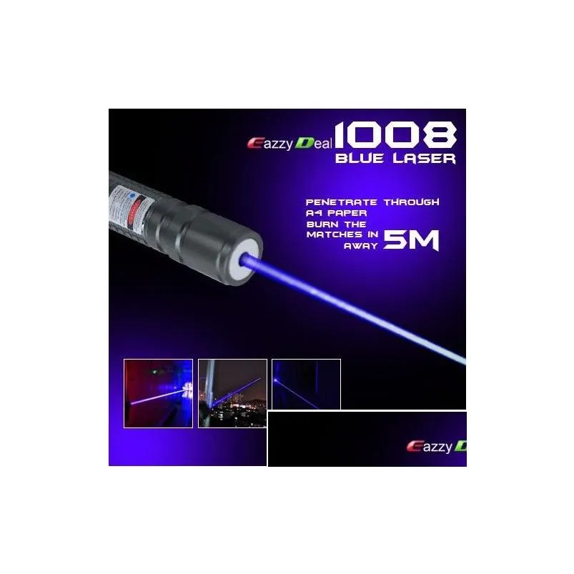 Laser Pointers Most Powerf 532Nm 10 Mile Sos Lazer Military Flashlight Green Red Blue Violet Laser Pointers Pen Light Beam Hunting Ele Otzhs