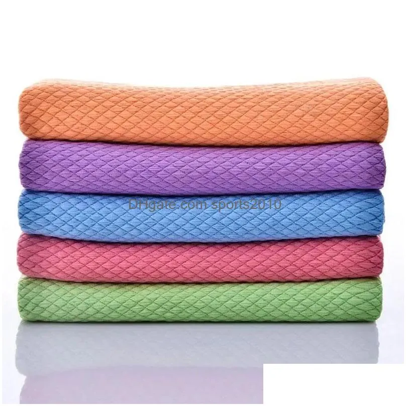 soft microfiber cleaning towel absorbable glass kitchen cleaning cloth wipes table window car dish towel rag wholesale