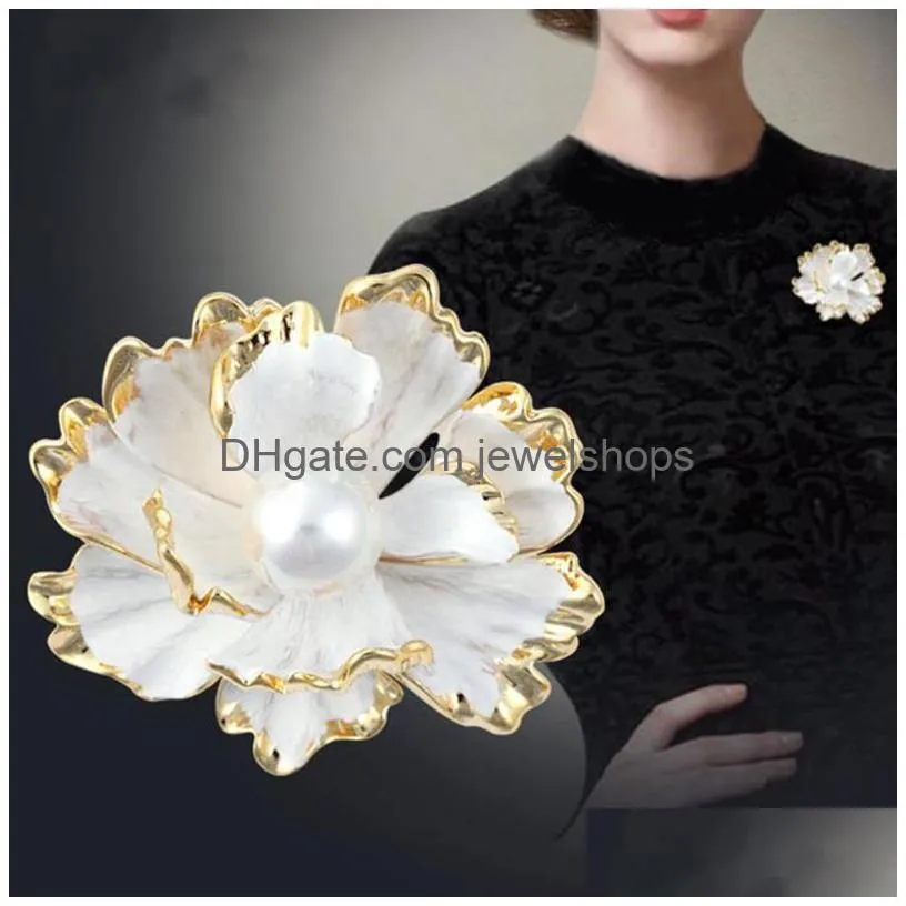 Pins, Brooches Pins Brooches Style - Selling High-Grade Gold-Plated Alloy Chinese Ethnic Rich Peony Brooch Jewelry Dhh9Q