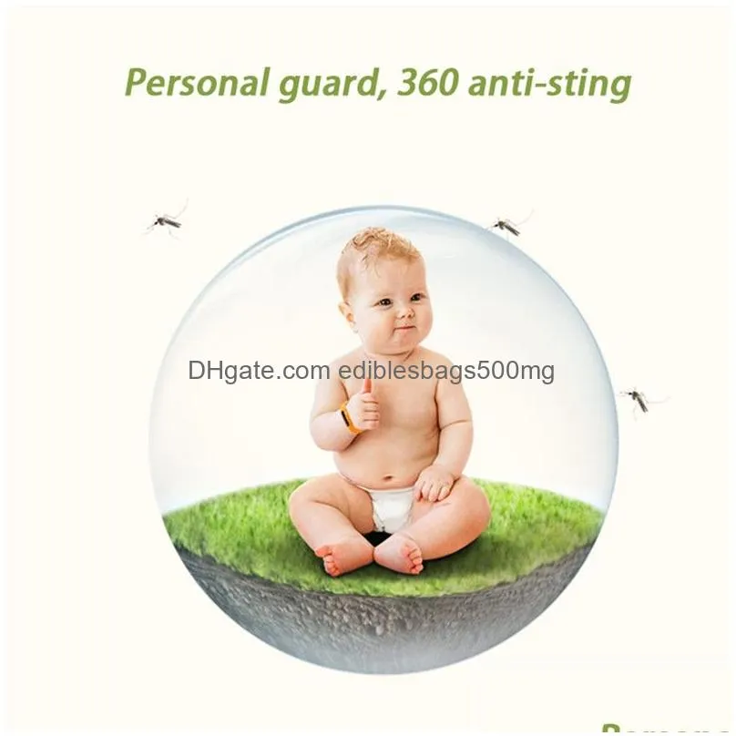 kids mosquito repellent bracelet pest control wristband anti-mosquito telephone ring chain design