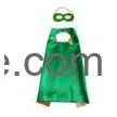 70x70cm plain superhero double layer cape with mask set cosplay cape fancy dress 6 colors choice