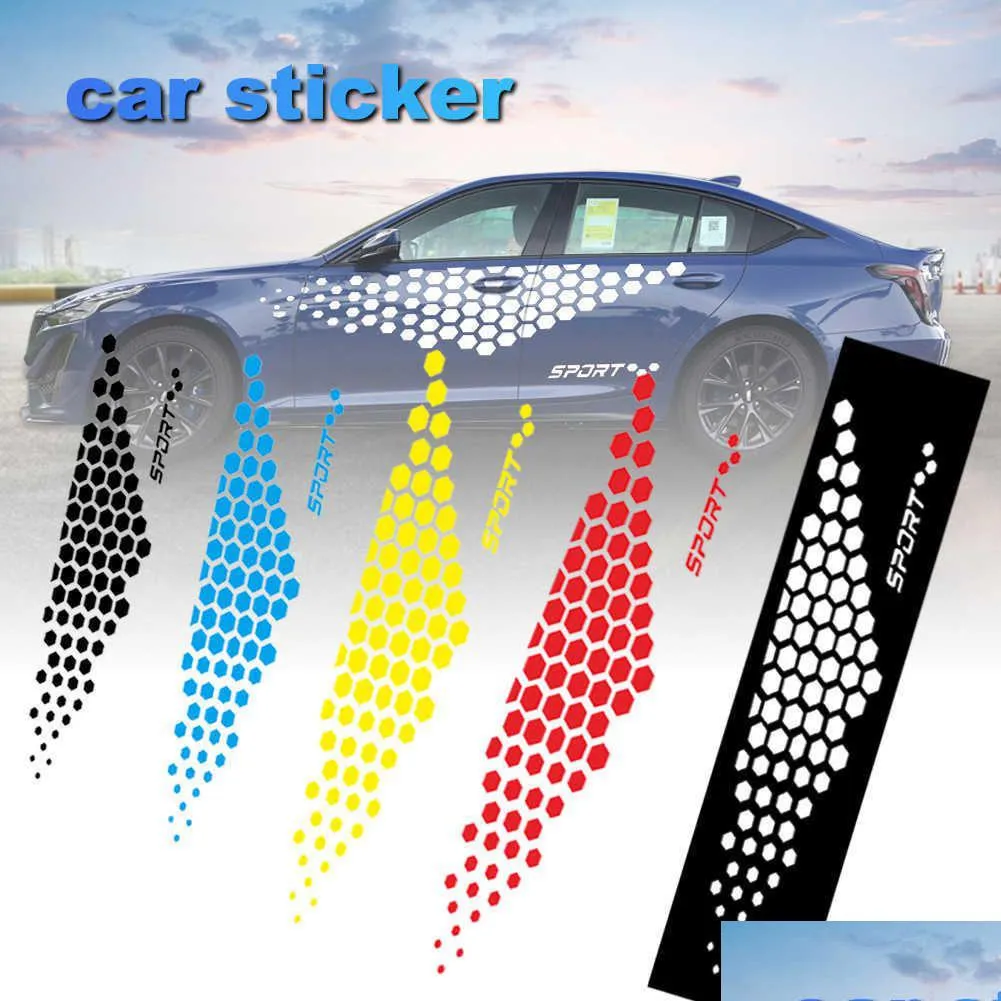 2pcs universal side skirt car door sticker decal automobiles auto accessories for decorating car truck boat motorcycle