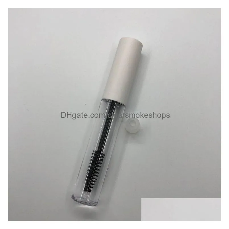 Packing Bottles Wholesale 10Ml Empty Mascara Bottle Container Tube With Eyelash Wand Brush Round Bottles Petg Clear Packing Office Sch Ot729