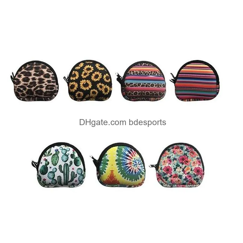  multifunction neoprene small coin purse coin purse face mask holder for earphone bags zipper change purse zipper coin pouch with