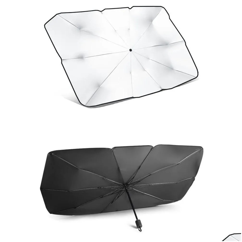  summer car umbrella type car sunshade protector umbrella for auto front 2 model can choose