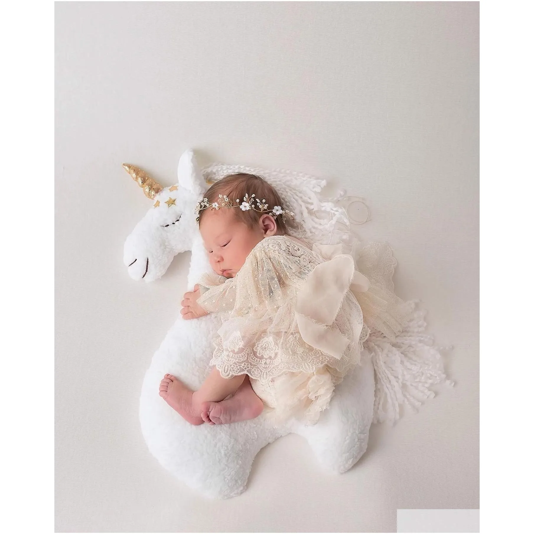 Keepsakes Keepsakes Born Baby Pography Props Plush Animal Doll Posing Pillow Po Cushion Studio Mat 230223 Baby, Kids Maternity Gifts Dhjel