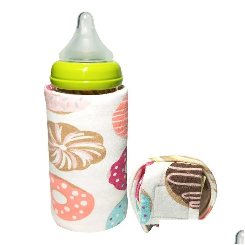 Bottle Warmers&Sterilizers# Usb Milk Water Warmer Travel Stroller Insated Baby Nursing Heater Born Infant Portable Bottle Feeding Warm Dhisj