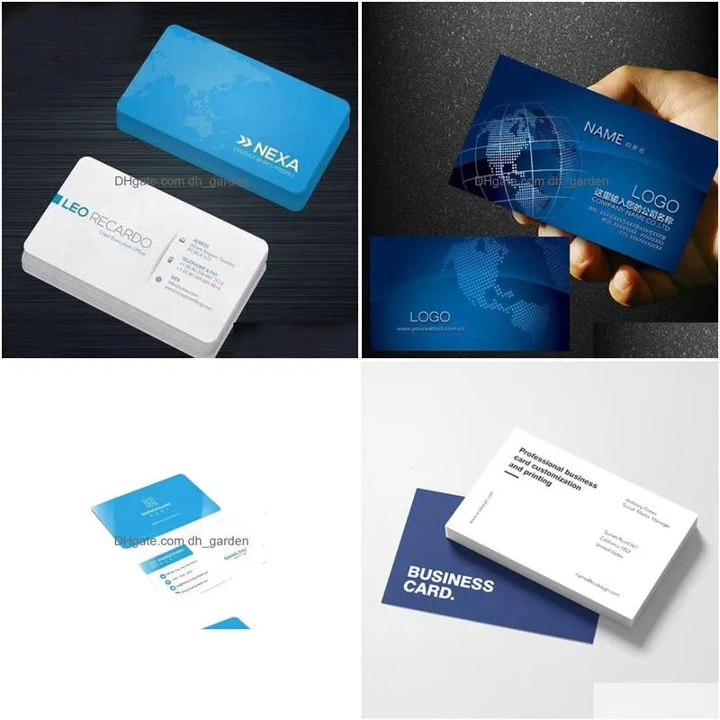 Business Card Files Business Card Files 200Ps Production Printing High-End Customized Color Double-Sided Design 230417 Offic Dhgarden Dhsmz