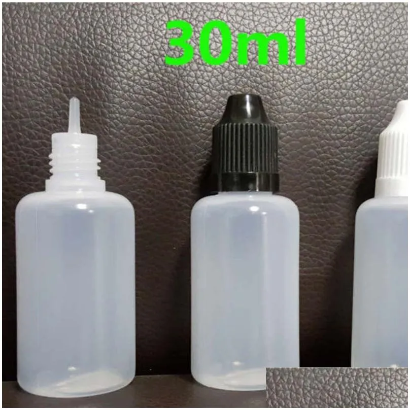 Packing Bottles Wholesale Pe Plastic Packaging Bottles Vapor 5Ml 10Ml 15Ml 20Ml 30Ml 50Ml Empty Soft Needle Dropper With Childproof Ca Oty8S