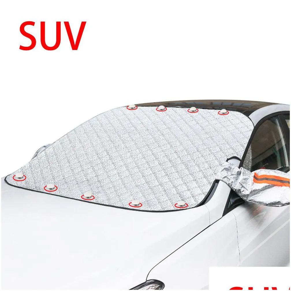 car snow cover windshield sunshade protector outdoor waterproof winter automobiles anti ice frost auto exterior car cover