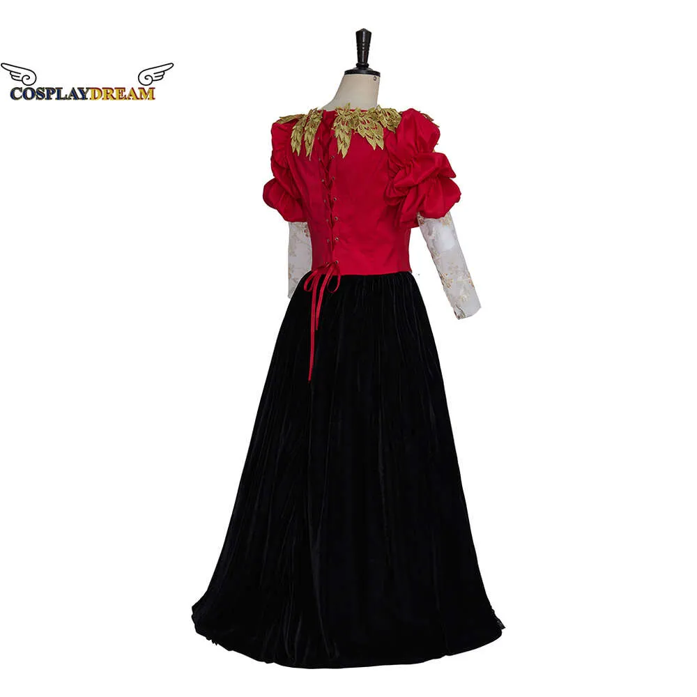 Cosplay Cosplay Movie the Mask of Zorro Cosplay Elena Montero Costume Dress Elena Montero Red Dancing Dress Ball Gown Women Hallowen Party DressCosplay