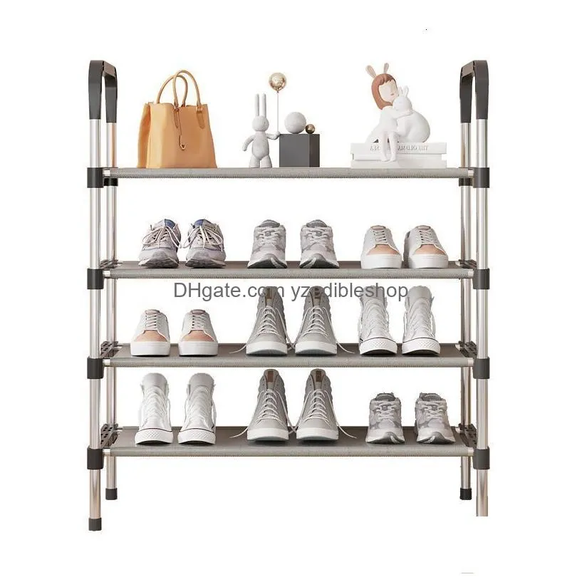 storage holders racks simple shoe rack metal shoe shelf living room space saving shoes organizer stand holder shoes storage organizer shelf