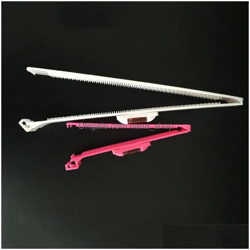 2 colors diy women fringe cut tool clipper comb guide for cute hair bang level ruler clips accessories9059633