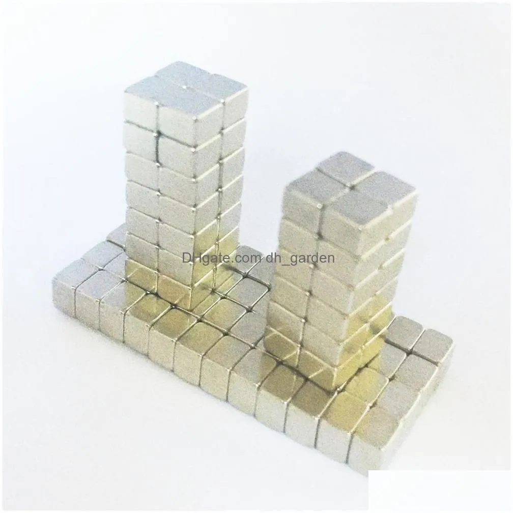 Magnets Magnets Neodymium N52 Rare Earth Block Supper Strong Neo Permanent Magnetic Craft Magic Parts Industrial Repair 2305 Dhgarden Dhq3E