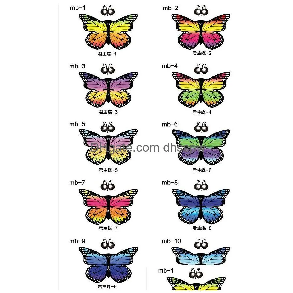 10 style rainbow monarch butterfly costumes pretty full-color chiffon butterfly wings addmaskadd headband cosplay cape party favors