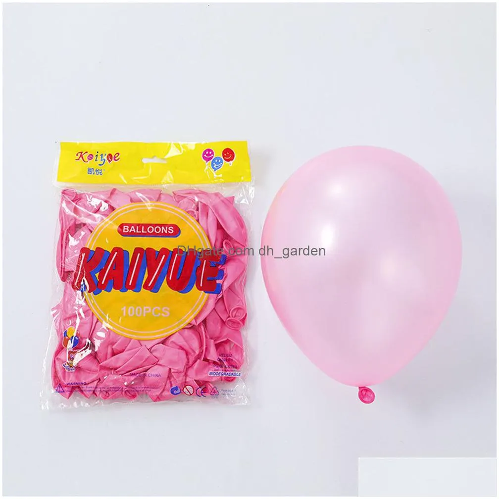Other Event & Party Supplies Other Event Party Supplies 127Pcs Stberry Decoration Balloon Garland Kit For Girls 1St 2Nd Birt Dhgarden Dhg8H