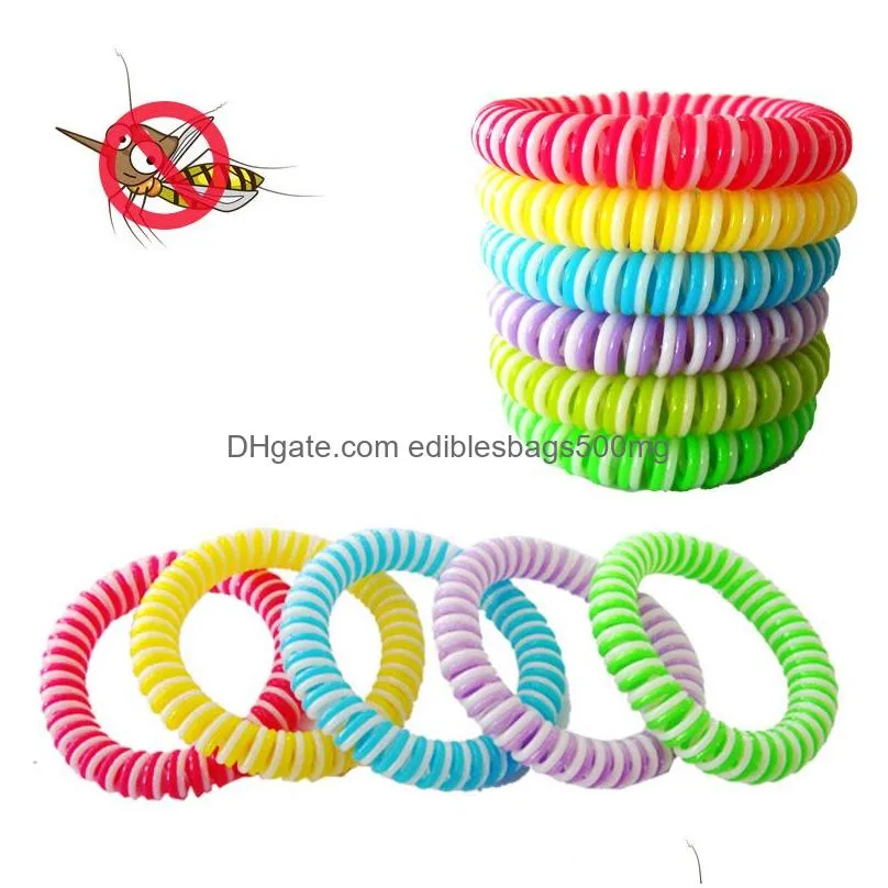 kids mosquito repellent bracelet pest control wristband anti-mosquito telephone ring chain design