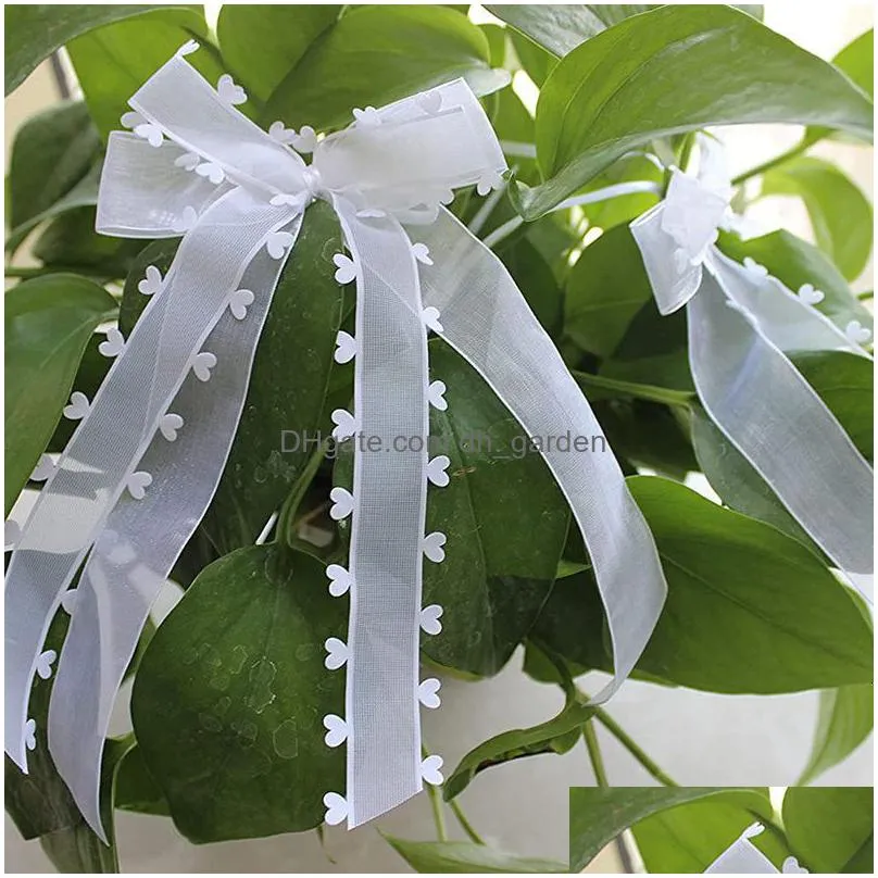 Other Event & Party Supplies Other Event Party Supplies 30Pcs/Set Wedding Bowknots Gift Wrap Ribbon Bows Car Bowknot Christm Dhgarden Dh8Zo