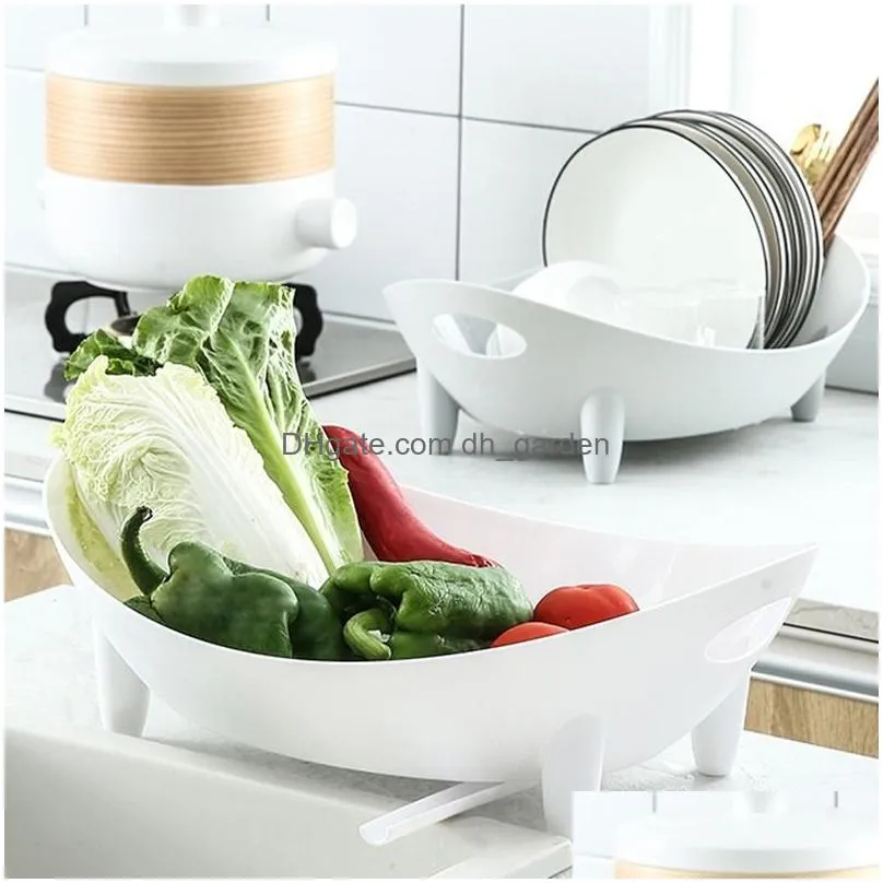 Dish Racks Dish Rack Drain S Dry Dishes Tableware Storage Organizer Shelf Cutlery Bowl 50 220328 Home Garden Housekeeping Or Dhgarden Dh1Y8