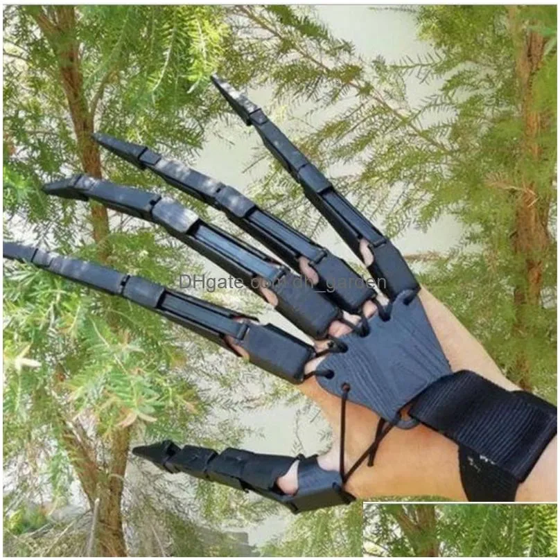 Other Event & Party Supplies Other Event Party Supplies Halloween Articated Fingers Scarry Fake Skeleton Hands Realistic Hor Dhgarden Dhgrm