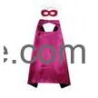 70x70cm plain superhero double layer cape with mask set cosplay cape fancy dress 6 colors choice