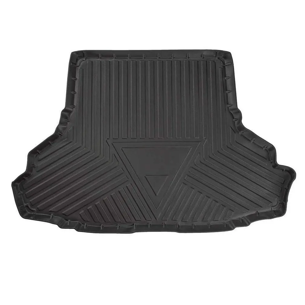 rear boot cargo mat fit for ford mustang 2015-2020 black rubber car trunk liner cover protector