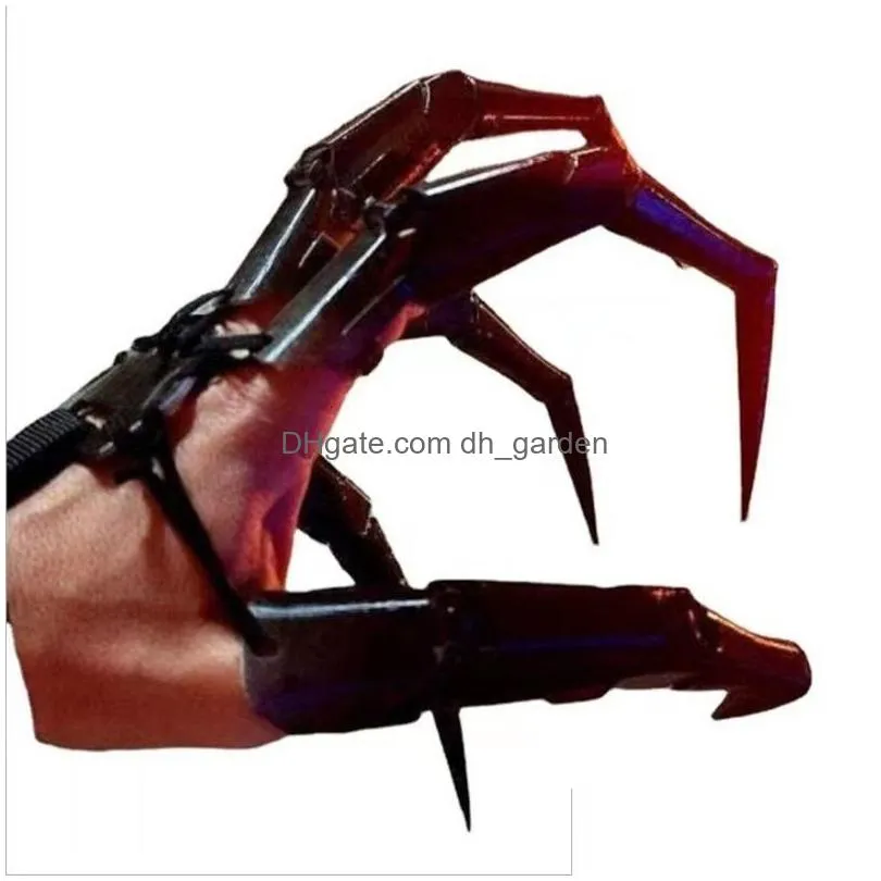 Other Event & Party Supplies Other Event Party Supplies Halloween Articated Fingers Scarry Fake Skeleton Hands Realistic Hor Dhgarden Dhgrm