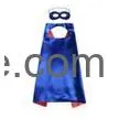 70x70cm plain superhero double layer cape with mask set cosplay cape fancy dress 6 colors choice