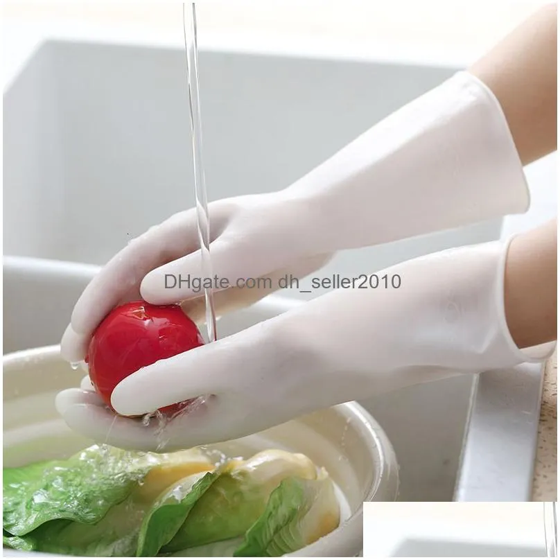 cleaning gloves 10 pairs of pvc waterproof wearresistant nonslip latex material housework laundry washing dishes kitchen 230809