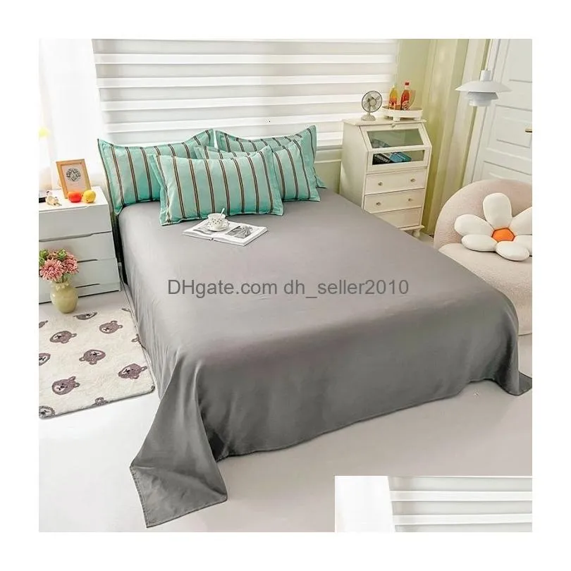 bedding sets classic double queen king size duvet cover flat sheet pillowcase kids bed linens bedspreads 230828