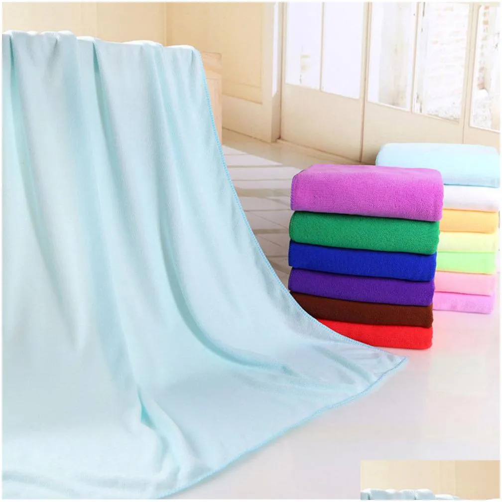 High Quality Home Garden Large Absorbing Microfiber Kitchen Cloths Car Dry Cleaning Towels Wash Drop Delivery Dhbdn