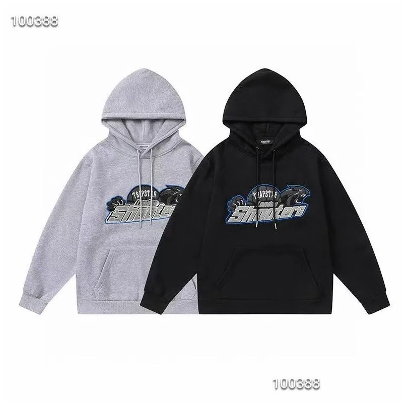 Mens Tracksuits Fw Blue Tiger Trapstar Towel Embroidered Hoodie Men Women Hooded Plover 220924 Drop Delivery Apparel Clothing Dhgjp