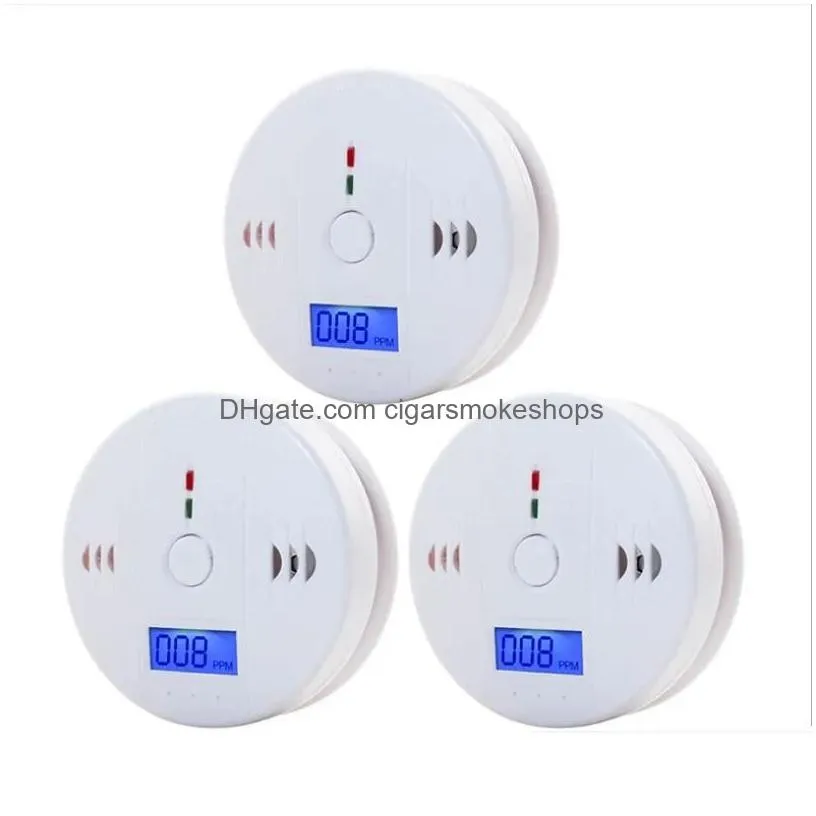 Other Home Decor Wholesale Carbon Analyzers Co Monoxide Tester Alarm Warning Sensor Detector Gas Fire Poisoning Detectors Lcd Display Dhuij