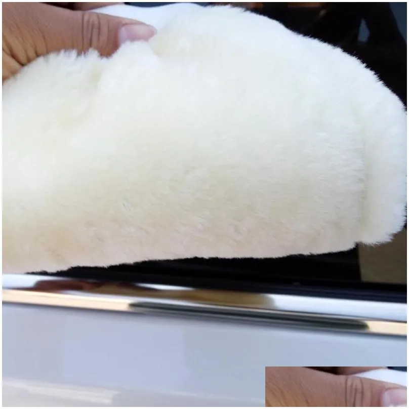 wholesale 18cm26cm microfiber plush car wash glove car detailing soft wash mitten washing glove cleaning tools dhs ups 