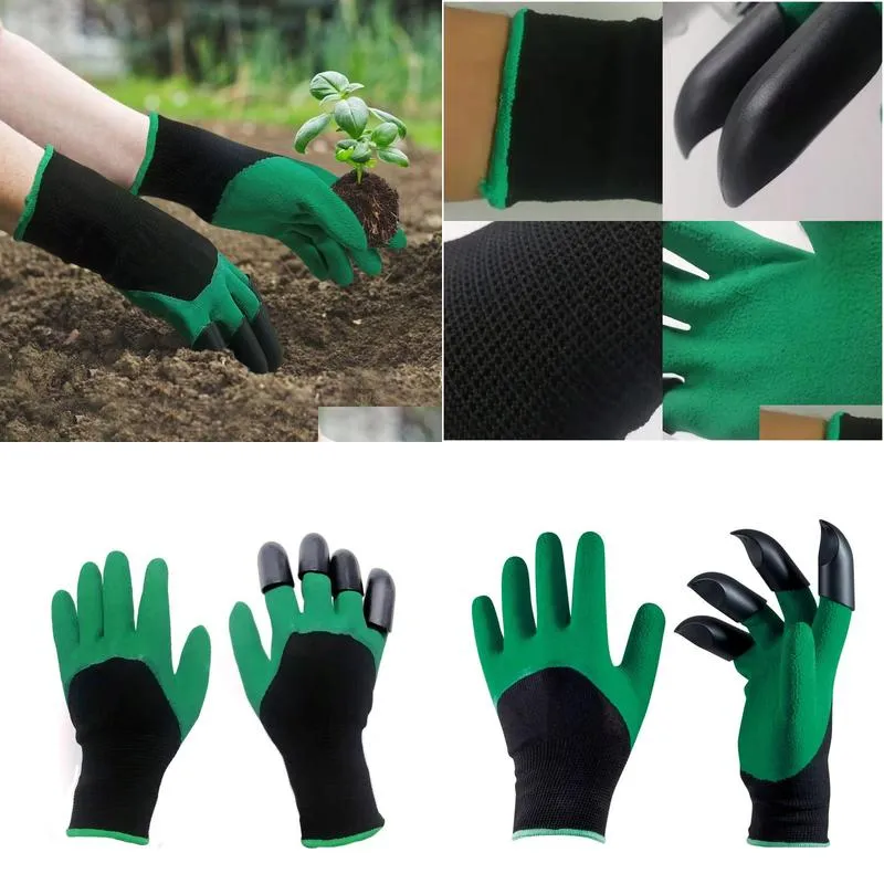 Other Garden Tools Freight Yegbong Oem  Gardening Soil Planing Gloves Planting Vegetables And Flowers Digging Wear-Resistant Non-Sl Dhvxm