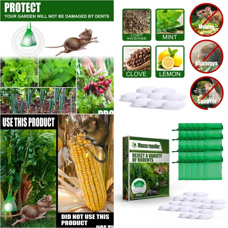 Pest Control Freight Yegbong Oem  Pest Control Rat Repellent Pill Gardening Household Mobile Engine Rodent Home Garden Household Su Dhnul