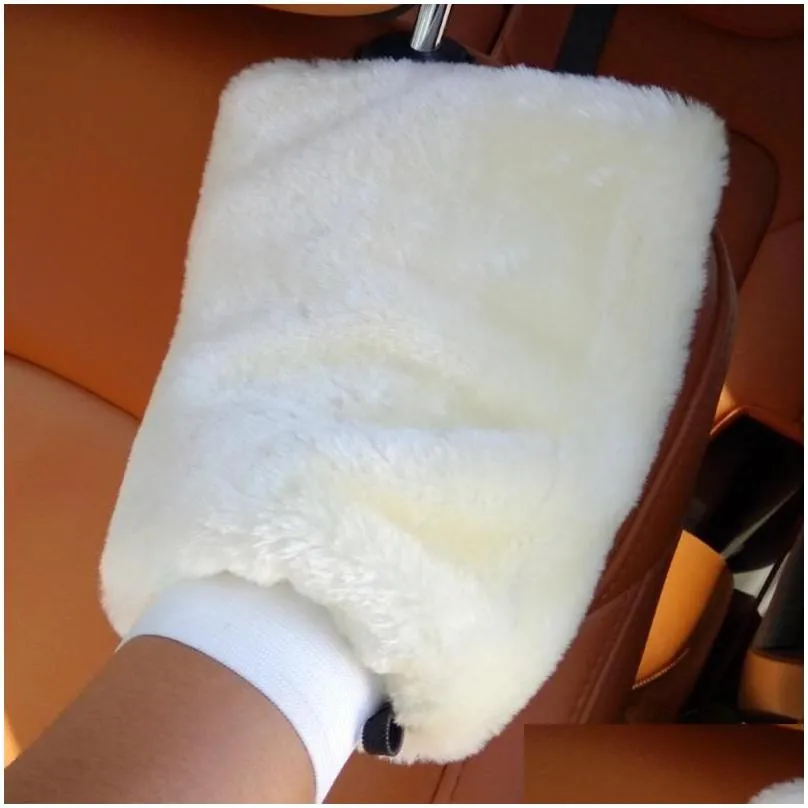 wholesale 18cm26cm microfiber plush car wash glove car detailing soft wash mitten washing glove cleaning tools dhs ups 