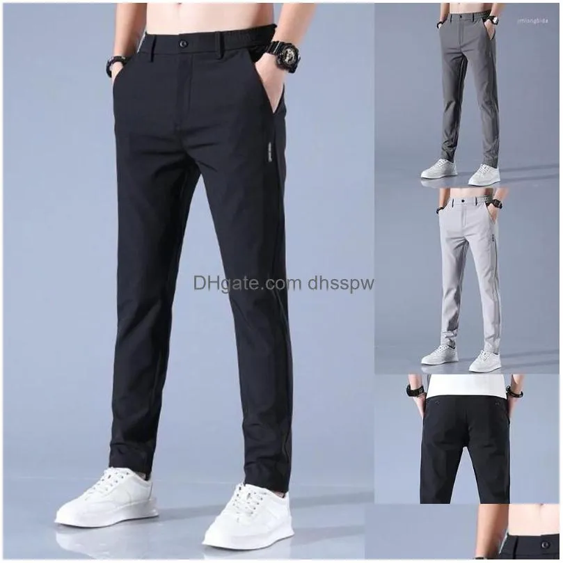 Mens Quick Drying Mens Lightweight Golf Trousers With